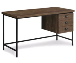 Monarch Reclaimed 3-Drawer Computer Desk -Home Furniture Store 810512958 2