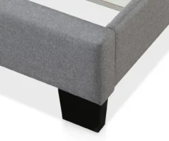 Gray Upholstered Shelter Wingback Queen Bed 11 Gray Upholstered Shelter Wingback Queen Bed -Home Furniture Store 810513491 10