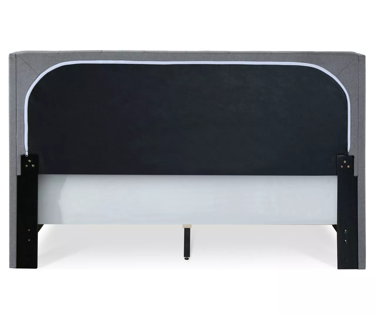 Gray Upholstered Shelter Wingback Queen Bed Gray Upholstered Shelter Wingback Queen Bed -Home Furniture Store 810513491 18