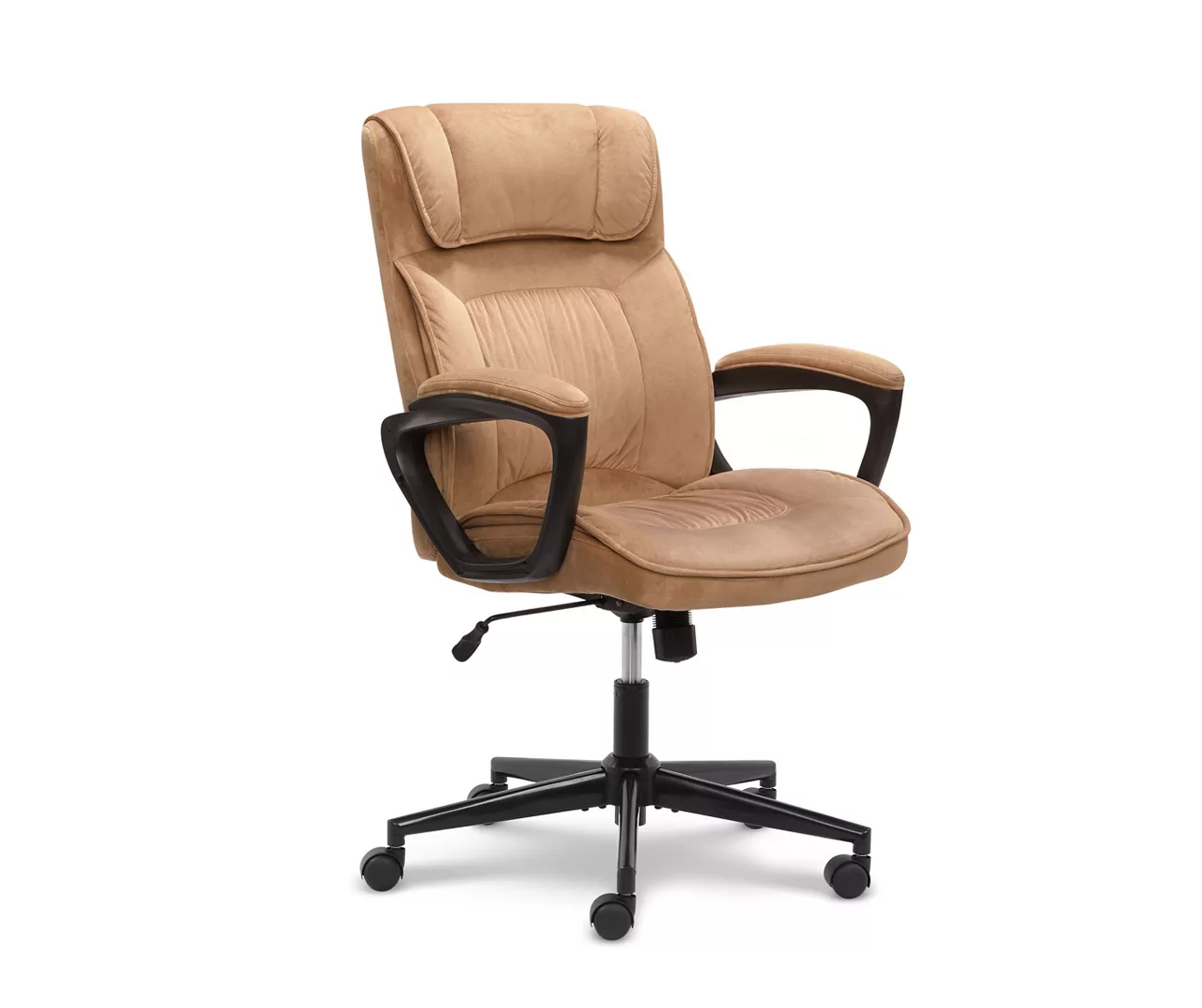 Hannah Beige Microfiber Office Chair Hannah Beige Microfiber Office Chair -Home Furniture Store 810513511 2 1
