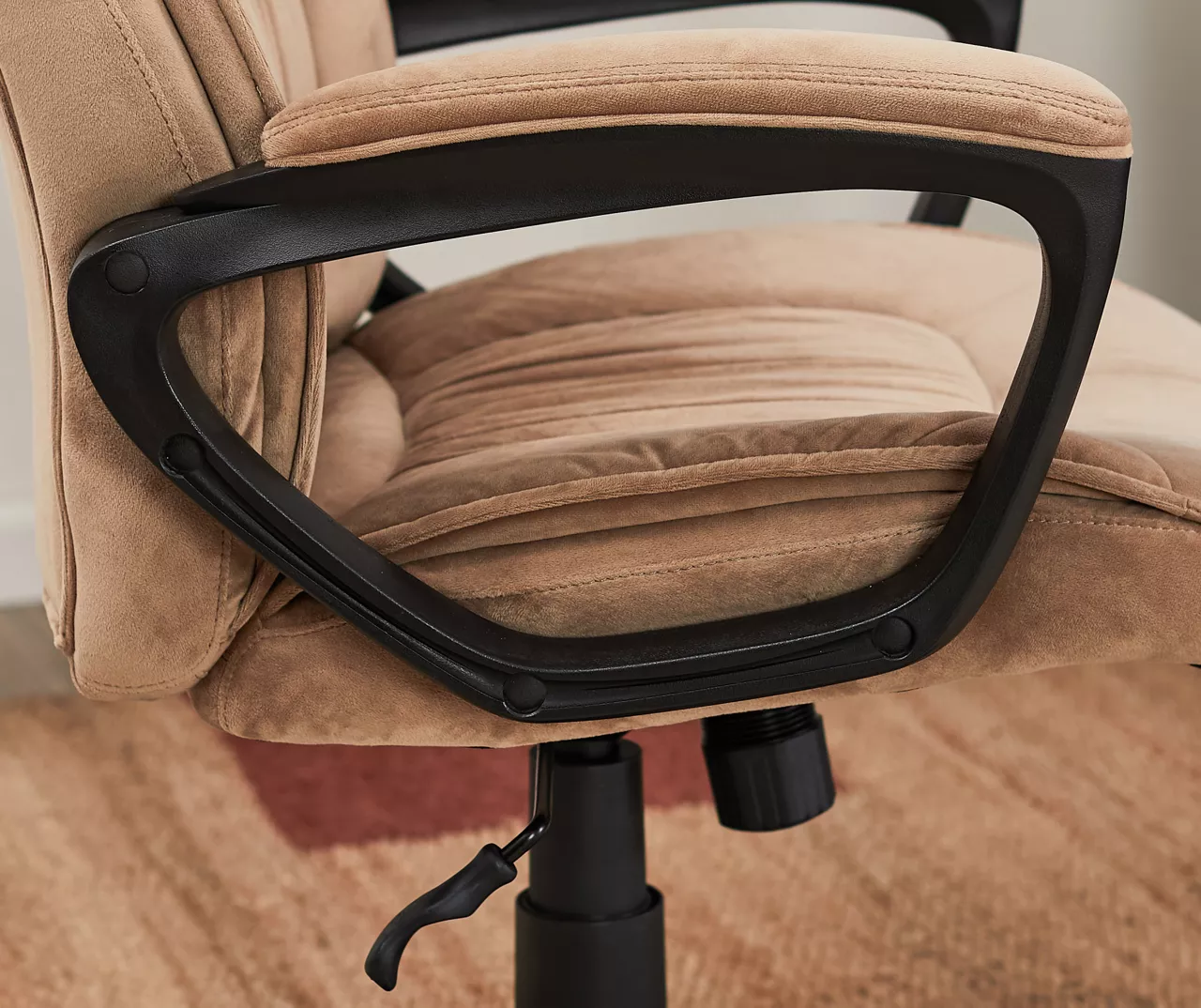 Hannah Beige Microfiber Office Chair Hannah Beige Microfiber Office Chair -Home Furniture Store 810513511 6 1