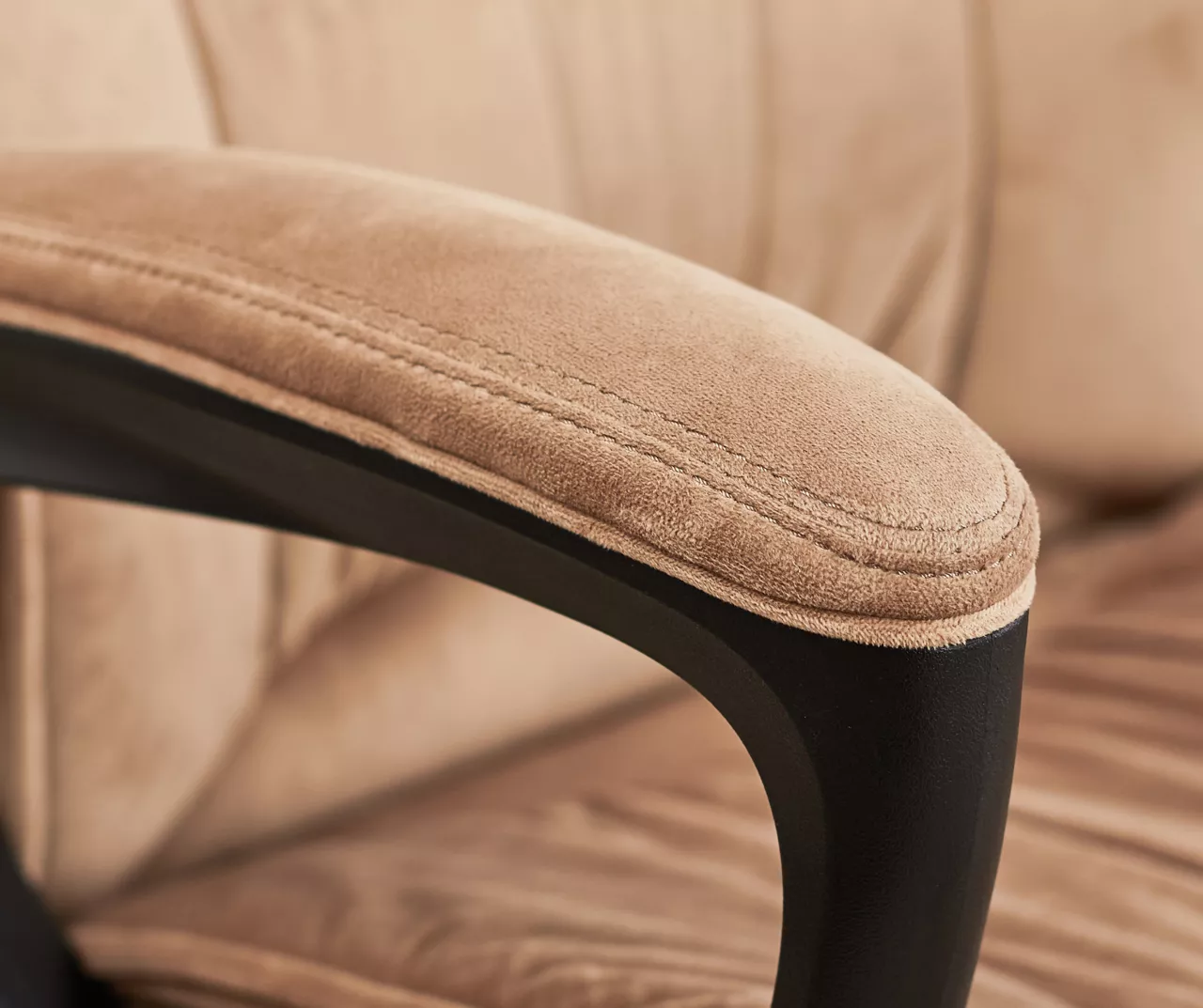 Hannah Beige Microfiber Office Chair Hannah Beige Microfiber Office Chair -Home Furniture Store 810513511 7 1