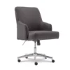 Leighton Dark Gray Memory Foam Fabric Office Chair -Home Furniture Store 810513537 2