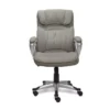 Glacial Gray Linen Executive Office Chair 2 Glacial Gray Linen Executive Office Chair -Home Furniture Store 810513550 4