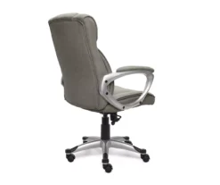 Glacial Gray Linen Executive Office Chair -Home Furniture Store 810513550 6