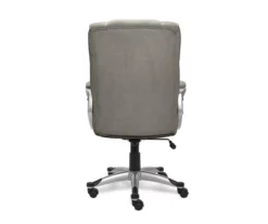 Glacial Gray Linen Executive Office Chair -Home Furniture Store 810513550 7
