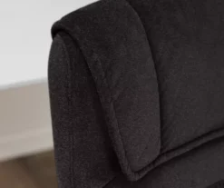 Hannah Charcoal Gray Microfiber Office Chair 5 Hannah Charcoal Gray Microfiber Office Chair -Home Furniture Store 810513553 4