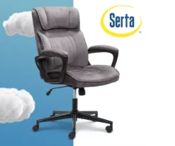 Gray & Black Executive Office Chair -Home Furniture Store 810513554