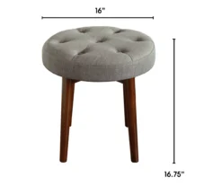 Penelope Tufted Stool -Home Furniture Store 810513571 3
