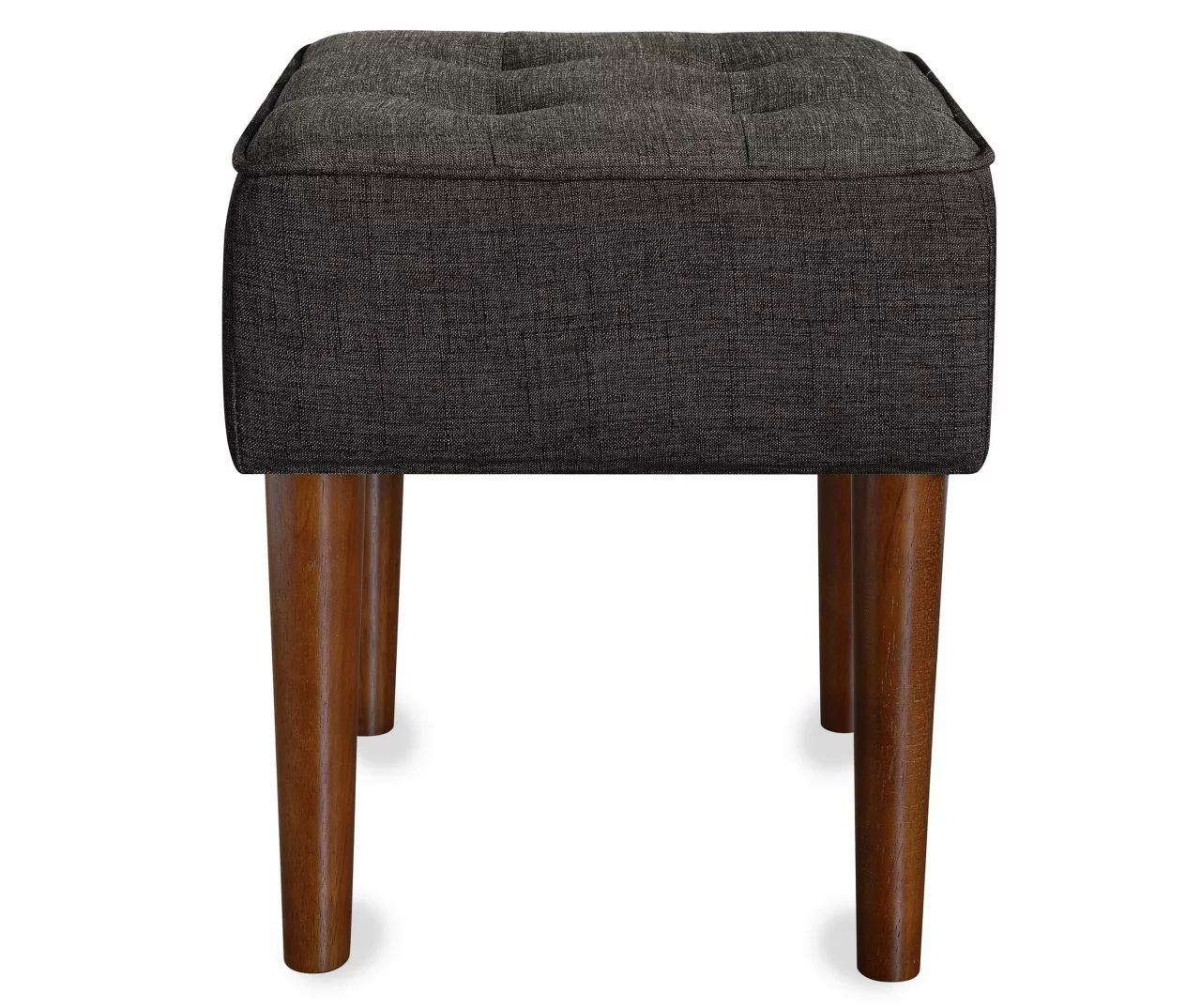 Aria Charcoal Grey Tufted Stool Aria Charcoal Grey Tufted Stool -Home Furniture Store 810513578 4