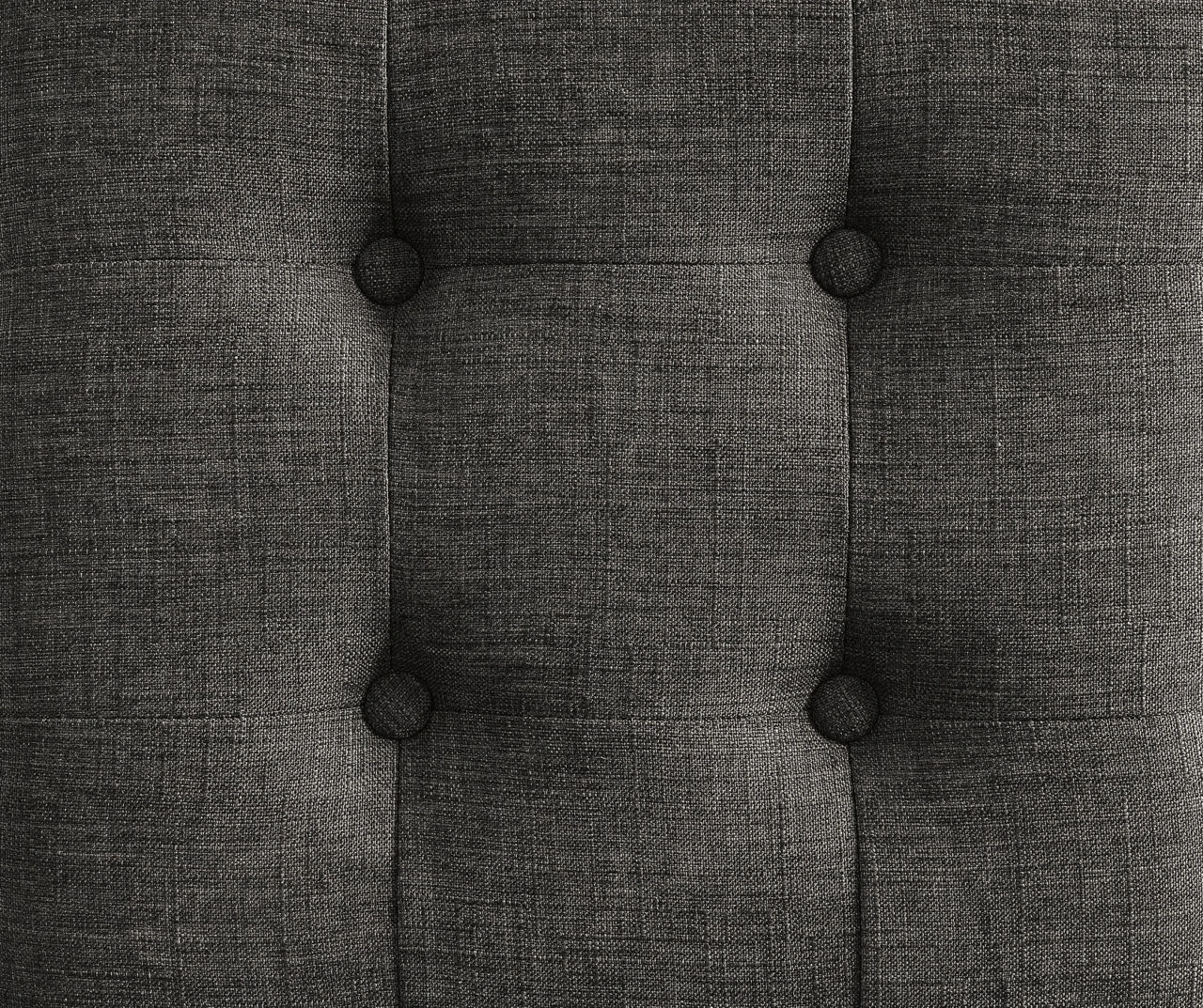 Aria Charcoal Grey Tufted Stool Aria Charcoal Grey Tufted Stool -Home Furniture Store 810513578 6