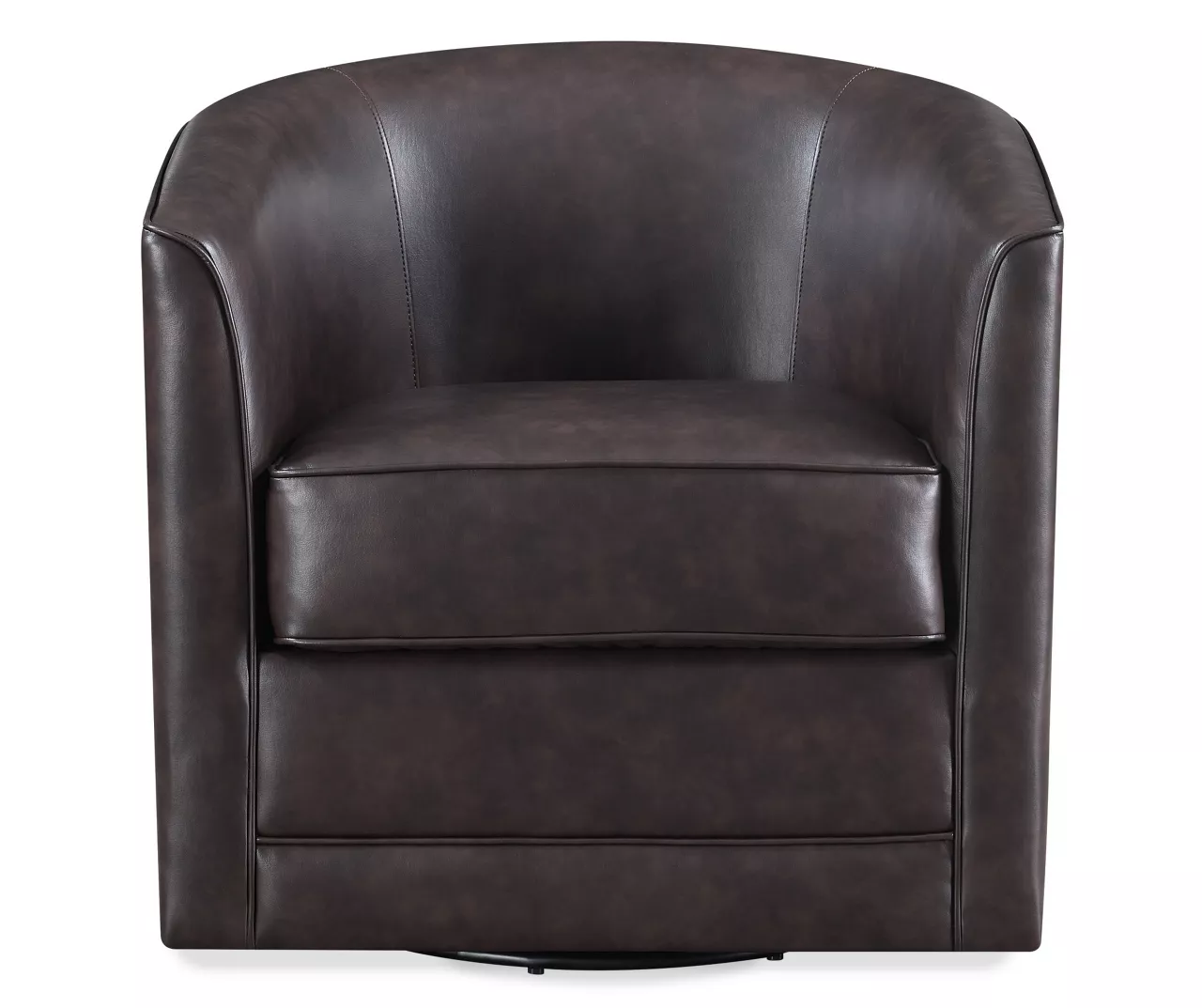 Willow River Hammond Faux Leather Swivel Accent Chair Willow River Hammond Faux Leather Swivel Accent Chair -Home Furniture Store 810519938 1