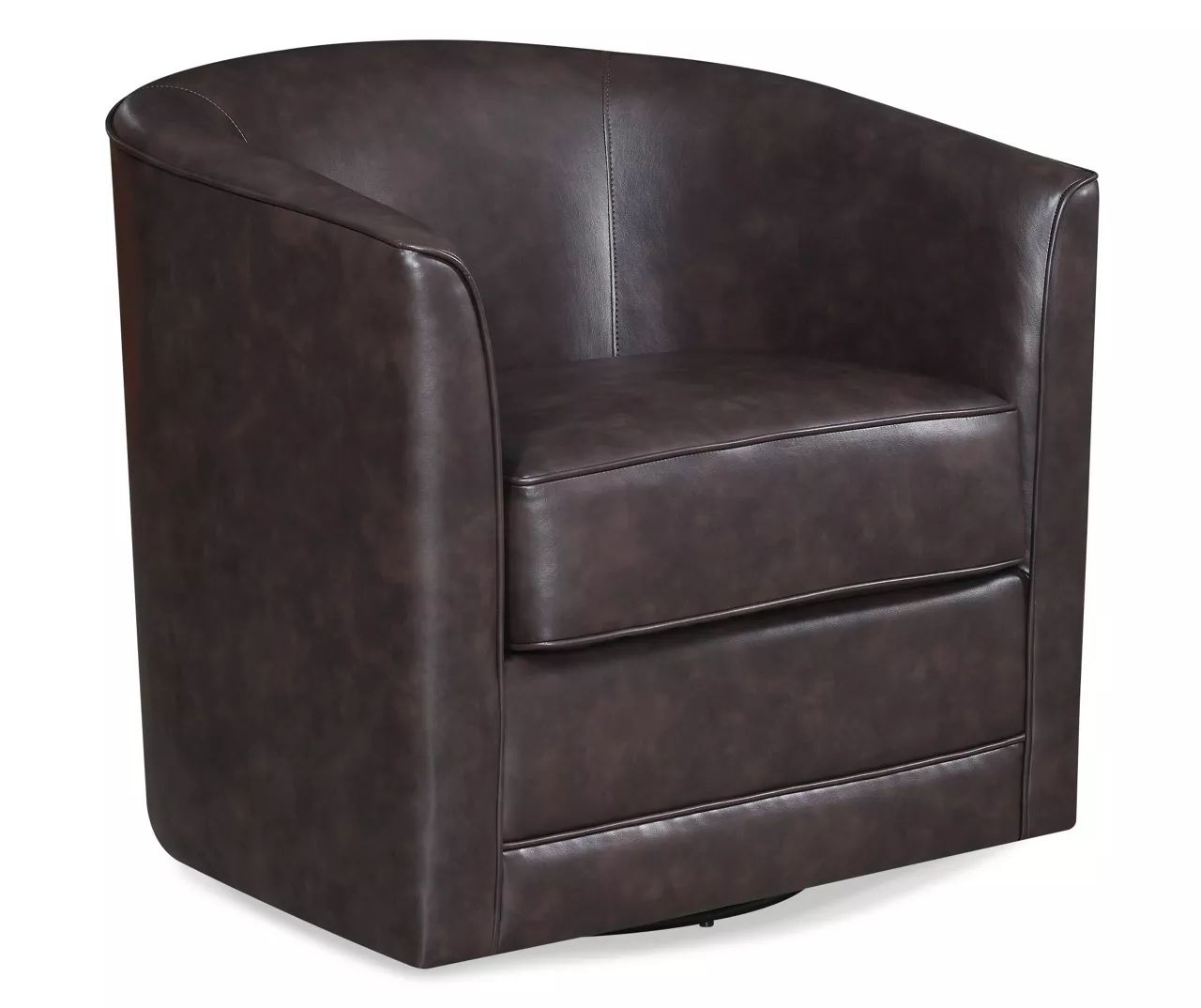 Willow River Hammond Faux Leather Swivel Accent Chair Willow River Hammond Faux Leather Swivel Accent Chair -Home Furniture Store 810519938 2