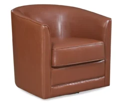 Willow River Hammond Faux Leather Swivel Accent Chair 9 Willow River Hammond Faux Leather Swivel Accent Chair -Home Furniture Store 810519939 2