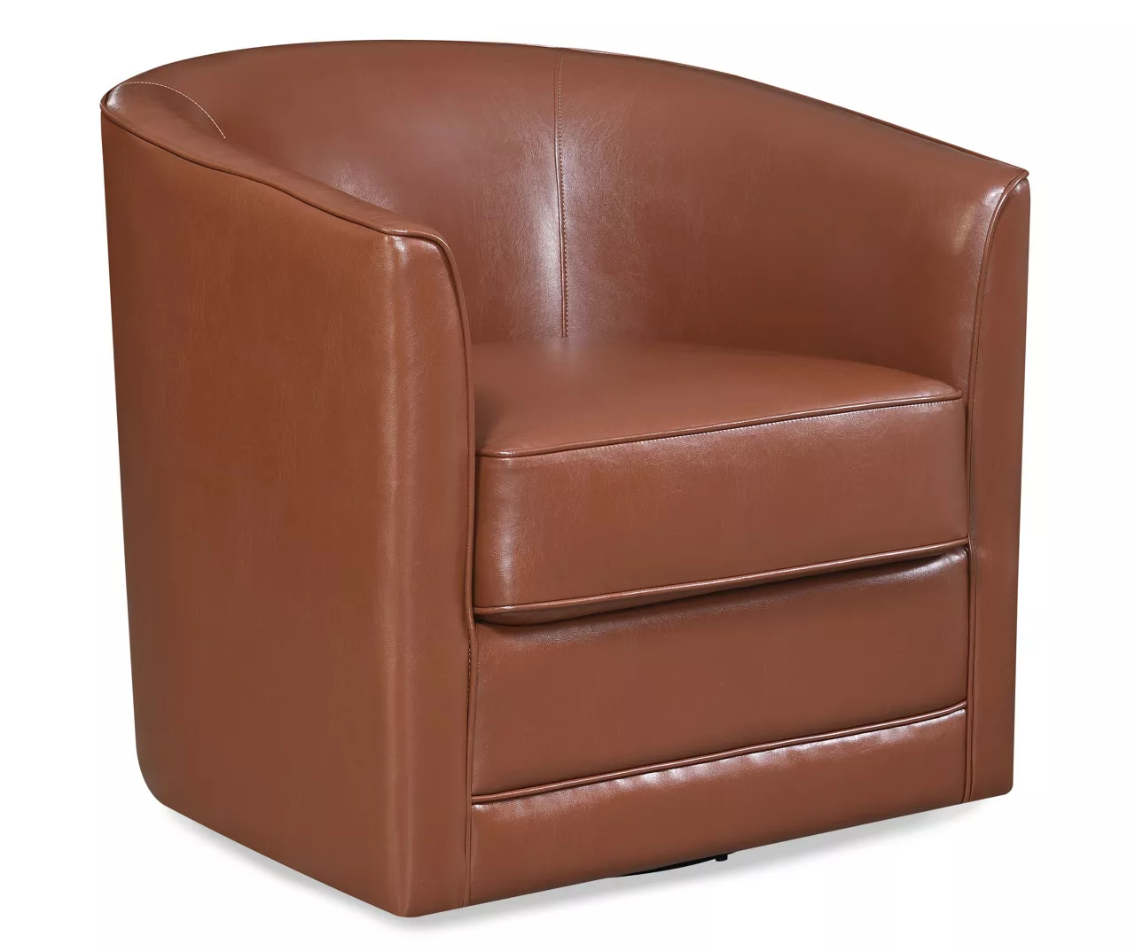 Willow River Hammond Faux Leather Swivel Accent Chair Willow River Hammond Faux Leather Swivel Accent Chair -Home Furniture Store 810519939 2