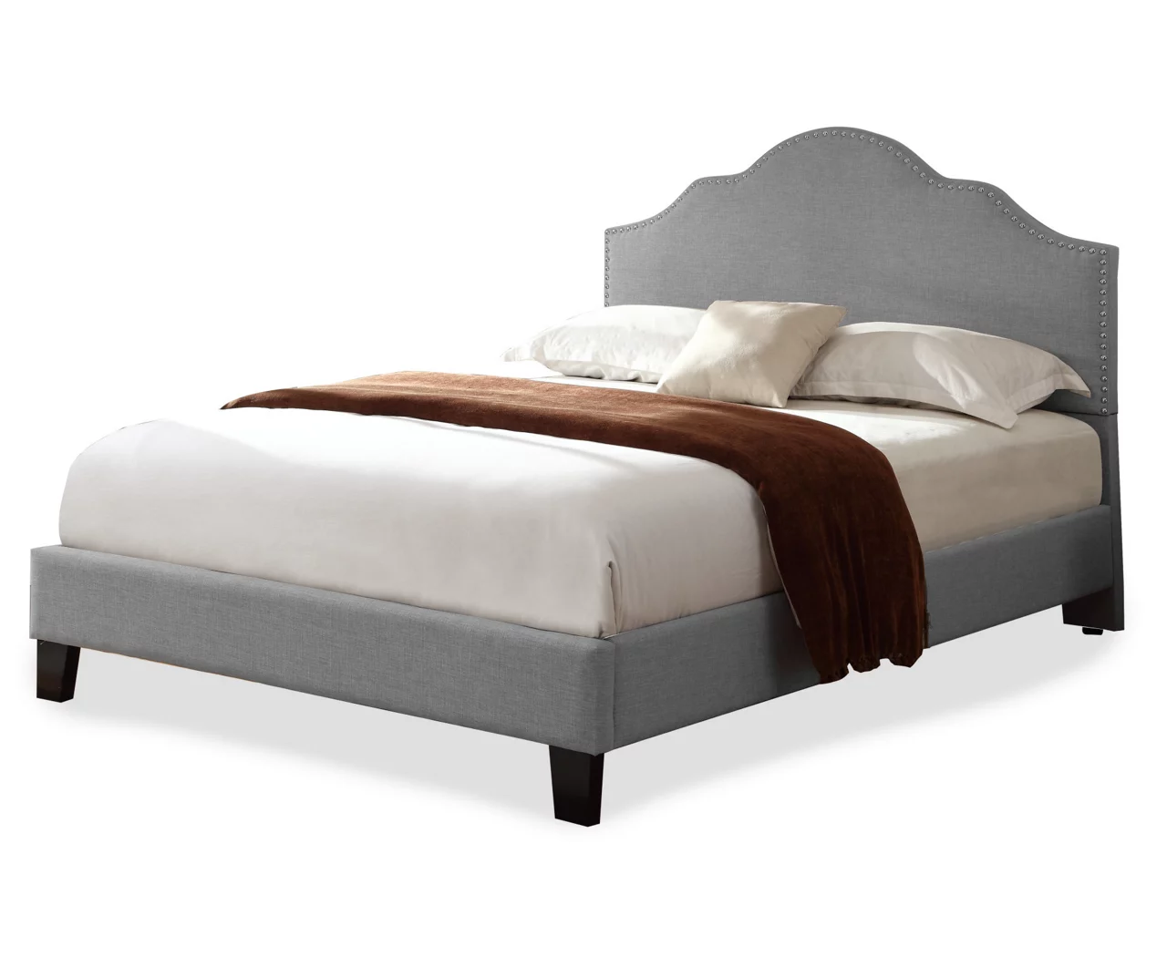 Lombard Light Gray Full Upholstered Bed Lombard Light Gray Full Upholstered Bed -Home Furniture Store 810519982 2