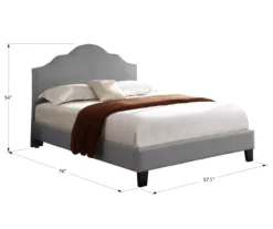 Lombard Light Gray Full Upholstered Bed 9 Lombard Light Gray Full Upholstered Bed -Home Furniture Store 810519982 6