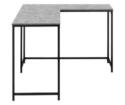 Monarch L-Shaped Metal Corner Desk -Home Furniture Store 810527367 5