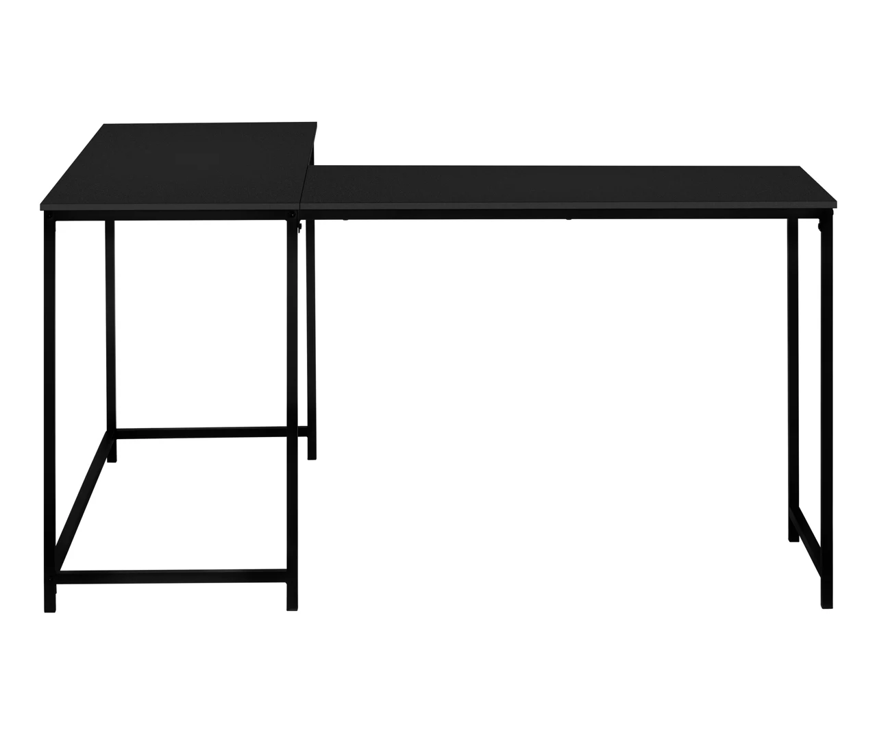 Black Metal L-Shaped Corner Desk Black Metal L-Shaped Corner Desk -Home Furniture Store 810527369 3