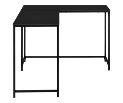 Black Metal L-Shaped Corner Desk 6 Black Metal L-Shaped Corner Desk -Home Furniture Store 810527369 5
