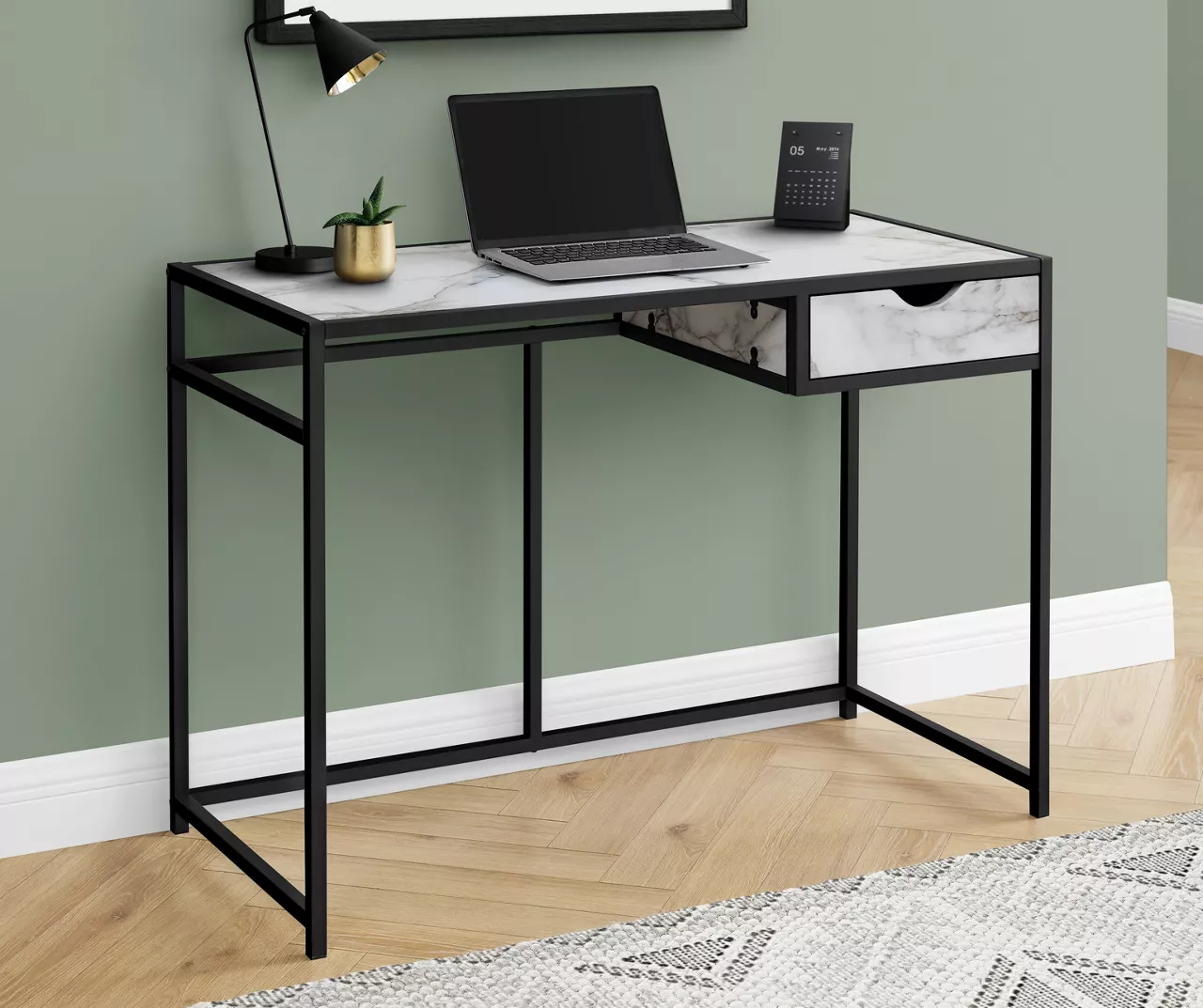 42" Single Drawer Computer Desk 42" Single Drawer Computer Desk -Home Furniture Store 810533362 1