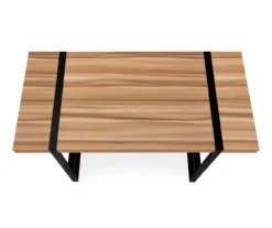 Brown Wood Look Thick Panel Computer Desk -Home Furniture Store 810533370 5