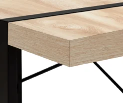 Natural Wood Look Thick Panel Computer Desk -Home Furniture Store 810533411 7