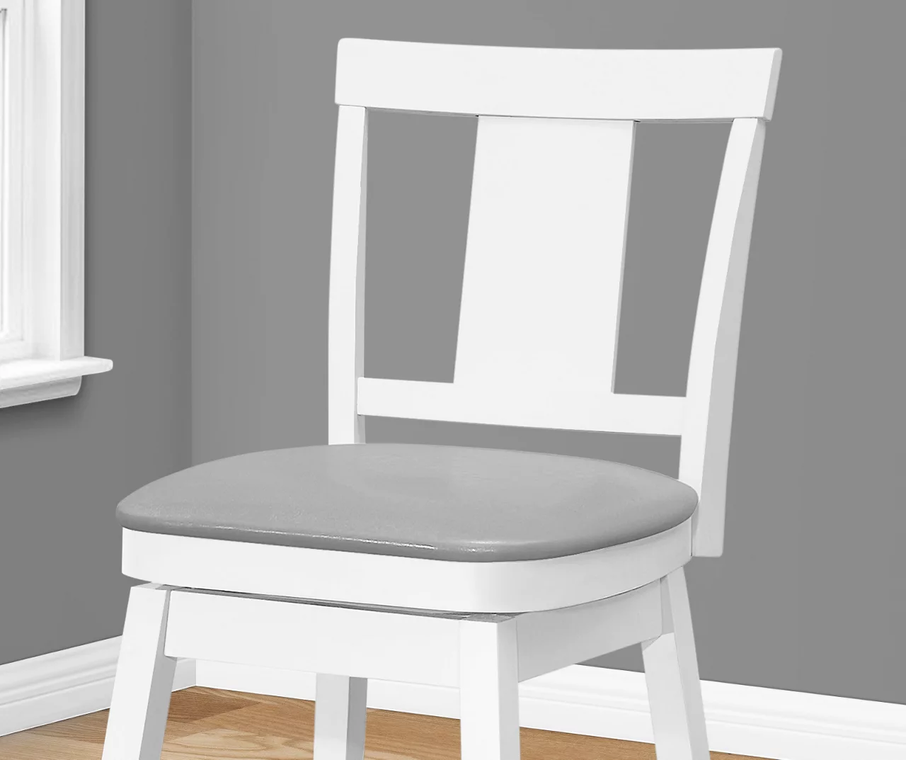 Faux Leather Swivel Bar Stools, 2-Pack Faux Leather Swivel Bar Stools, 2-Pack -Home Furniture Store 810533433 4