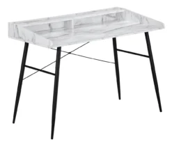 2-Cubby Computer Desk With Hutch 8 2-Cubby Computer Desk With Hutch -Home Furniture Store 810533454 2