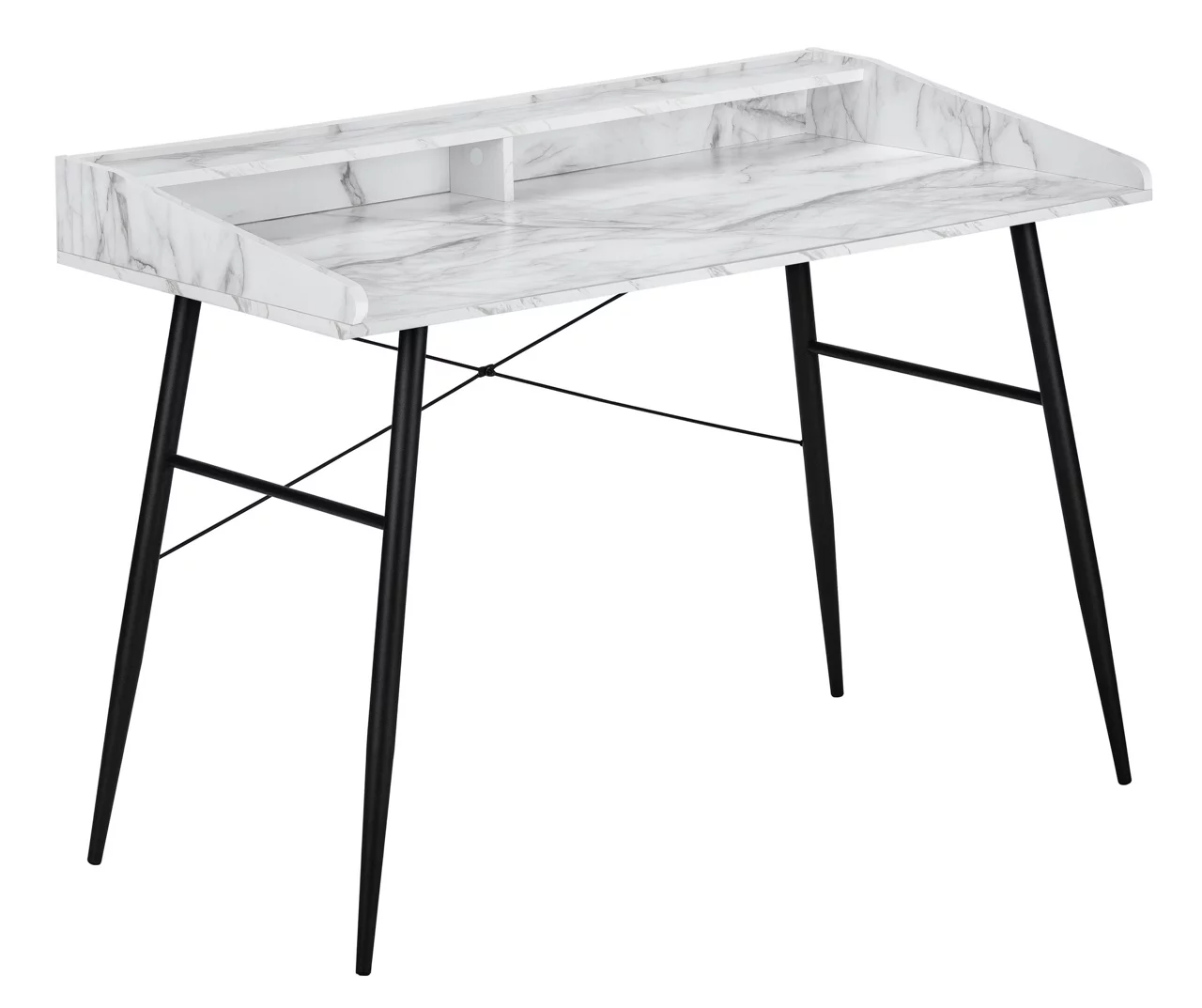 2-Cubby Computer Desk with Hutch 2-Cubby Computer Desk With Hutch -Home Furniture Store 810533454 2