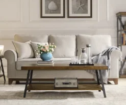 Pomona Pine Brown Coffee Table -Home Furniture Store 810535747 12