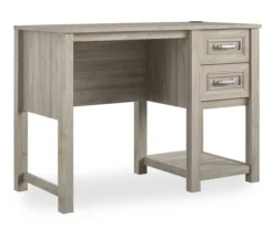 Sierra Ridge Levi Light Walnut Pedestal Desk 6 Sierra Ridge Levi Light Walnut Pedestal Desk -Home Furniture Store 810538117 4