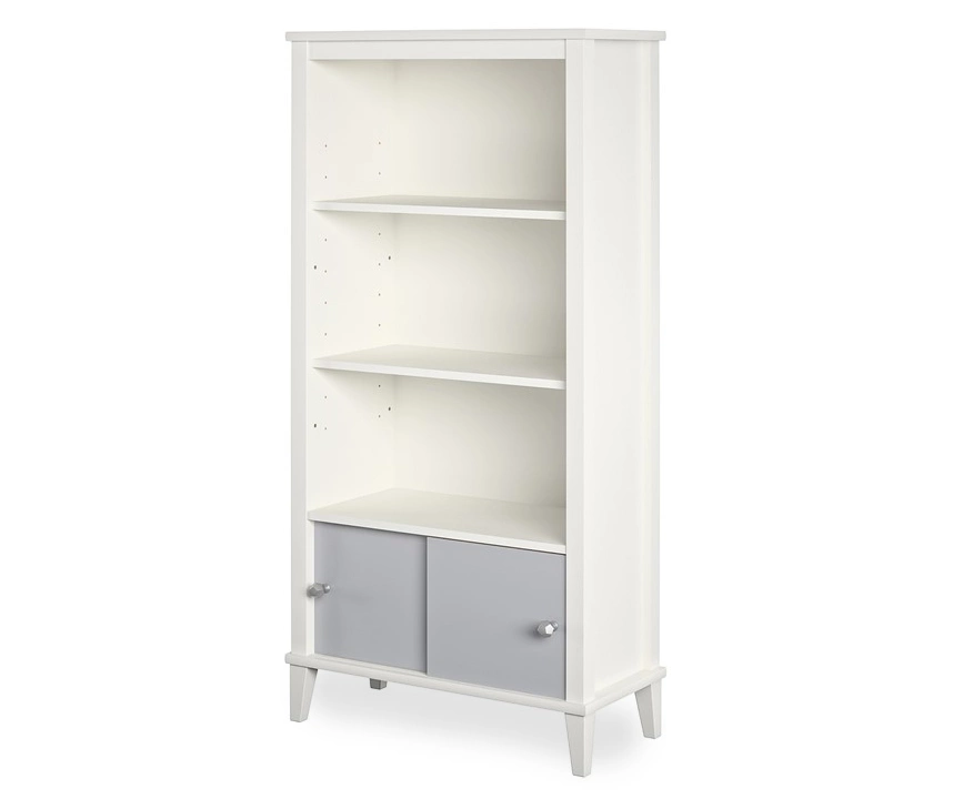 Monarch Hill Poppy Gray & White Bookcase Monarch Hill Poppy Gray & White Bookcase -Home Furniture Store 810538207 5