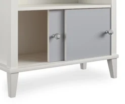 Monarch Hill Poppy Gray & White Bookcase 6 Monarch Hill Poppy Gray & White Bookcase -Home Furniture Store 810538207 6