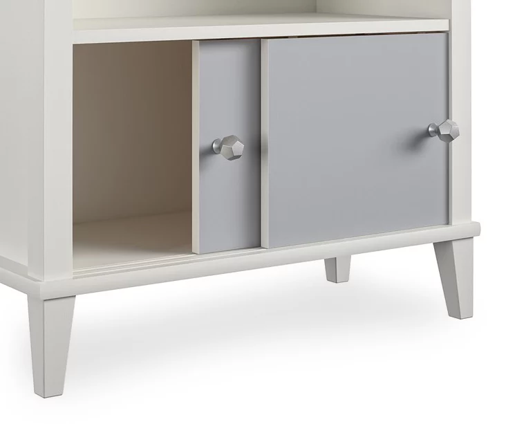 Monarch Hill Poppy Gray & White Bookcase Monarch Hill Poppy Gray & White Bookcase -Home Furniture Store 810538207 6