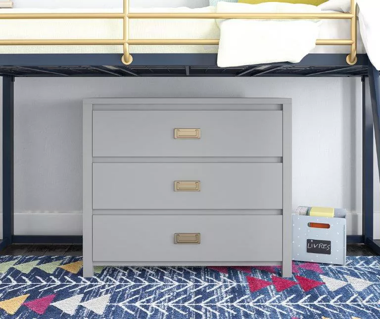 Monarch Hill Haven Dove Gray 3-Drawer Dresser Monarch Hill Haven Dove Gray 3-Drawer Dresser -Home Furniture Store 810538227 2