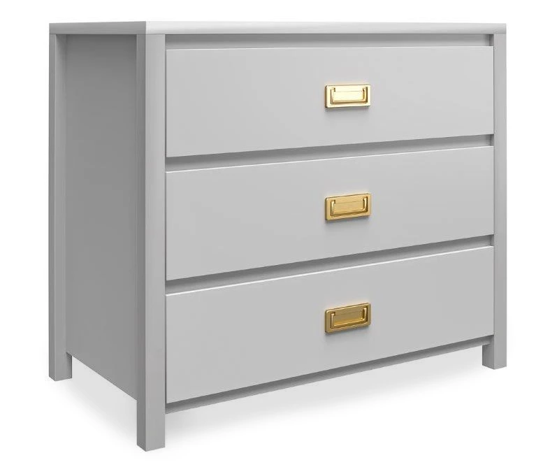 Monarch Hill Haven Dove Gray 3-Drawer Dresser Monarch Hill Haven Dove Gray 3-Drawer Dresser -Home Furniture Store 810538227 4