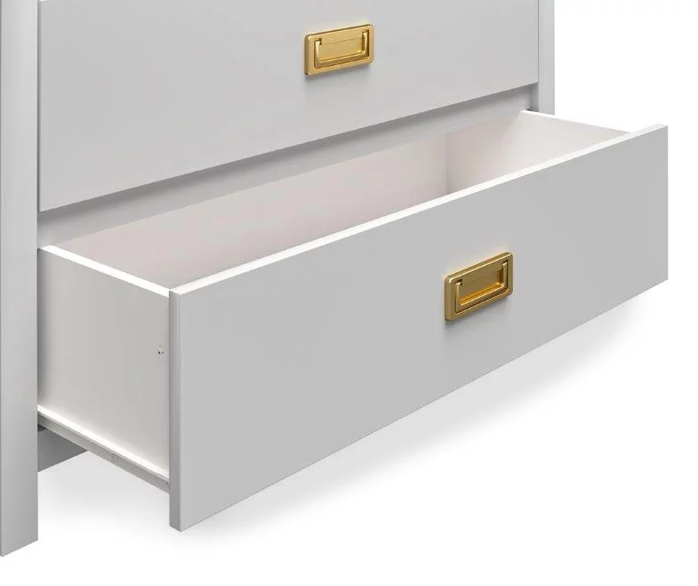 Monarch Hill Haven Dove Gray 3-Drawer Dresser Monarch Hill Haven Dove Gray 3-Drawer Dresser -Home Furniture Store 810538227 6