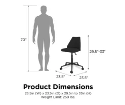 Novogratz Brittany Office Chair -Home Furniture Store 810538398 6