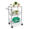 Chrome 3-Shelf Storage Cart -Home Furniture Store 810539919 1