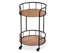 Rolling 2-Tier Side Table -Home Furniture Store 810539921 3