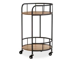 Rolling 2-Tier Side Table -Home Furniture Store 810539921 4
