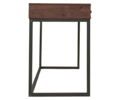 Horatio Brown & Gunmetal Wood Desk -Home Furniture Store 810542288 6
