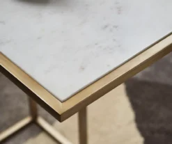 Lanport White Marble C Side Table -Home Furniture Store 810542314 7