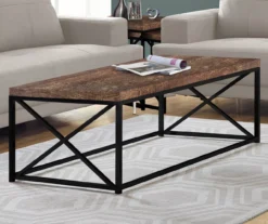 Monarch Reclaimed Wood Look Coffee Tables 11 Monarch Reclaimed Wood Look Coffee Tables -Home Furniture Store 810542382 1