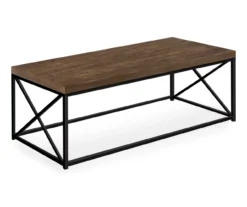 Monarch Reclaimed Wood Look Coffee Tables 4 Monarch Reclaimed Wood Look Coffee Tables -Home Furniture Store 810542382 2
