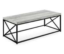 Monarch Reclaimed Wood Look Coffee Tables 3 Monarch Reclaimed Wood Look Coffee Tables -Home Furniture Store 810542431 2