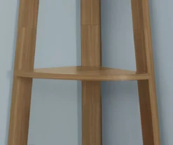 Monarch 5-Shelf Etagere Corner Bookcase -Home Furniture Store 810542446 3