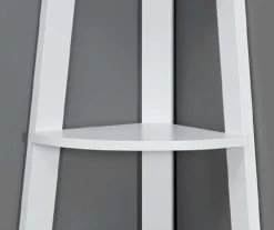 Monarch 5-Shelf Etagere Corner Bookcase -Home Furniture Store 810542448 3