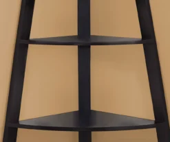 Monarch 4-Shelf Etagere Corner Bookcase -Home Furniture Store 810542456 3
